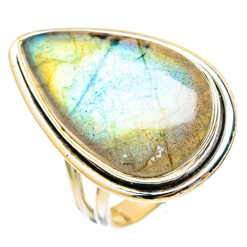 Labradorite Rings handcrafted by Ana Silver Co - RING117622 - Photo 2
