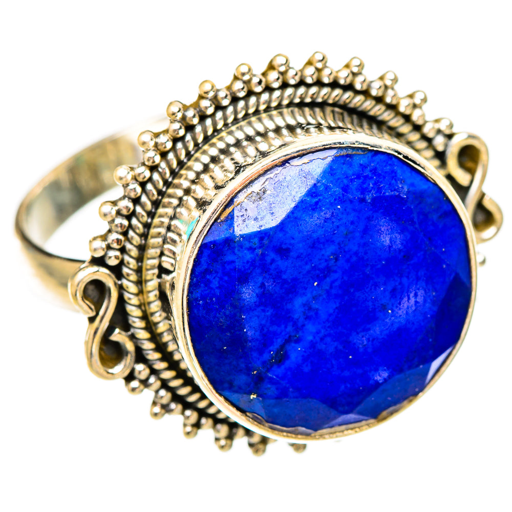 Lapis Lazuli Rings handcrafted by Ana Silver Co - RING117628 - Photo 2