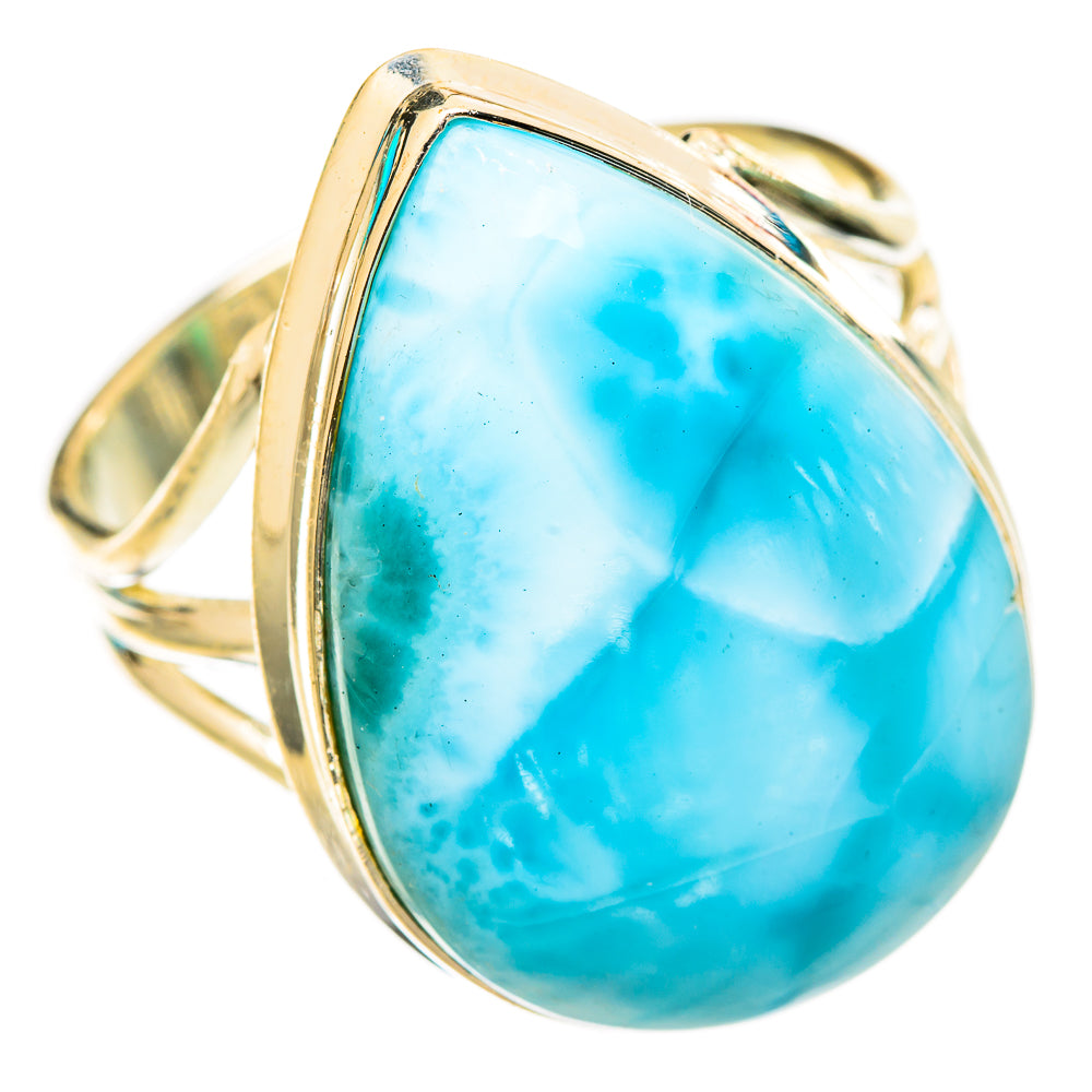 Larimar Rings handcrafted by Ana Silver Co - RING117631 - Photo 2