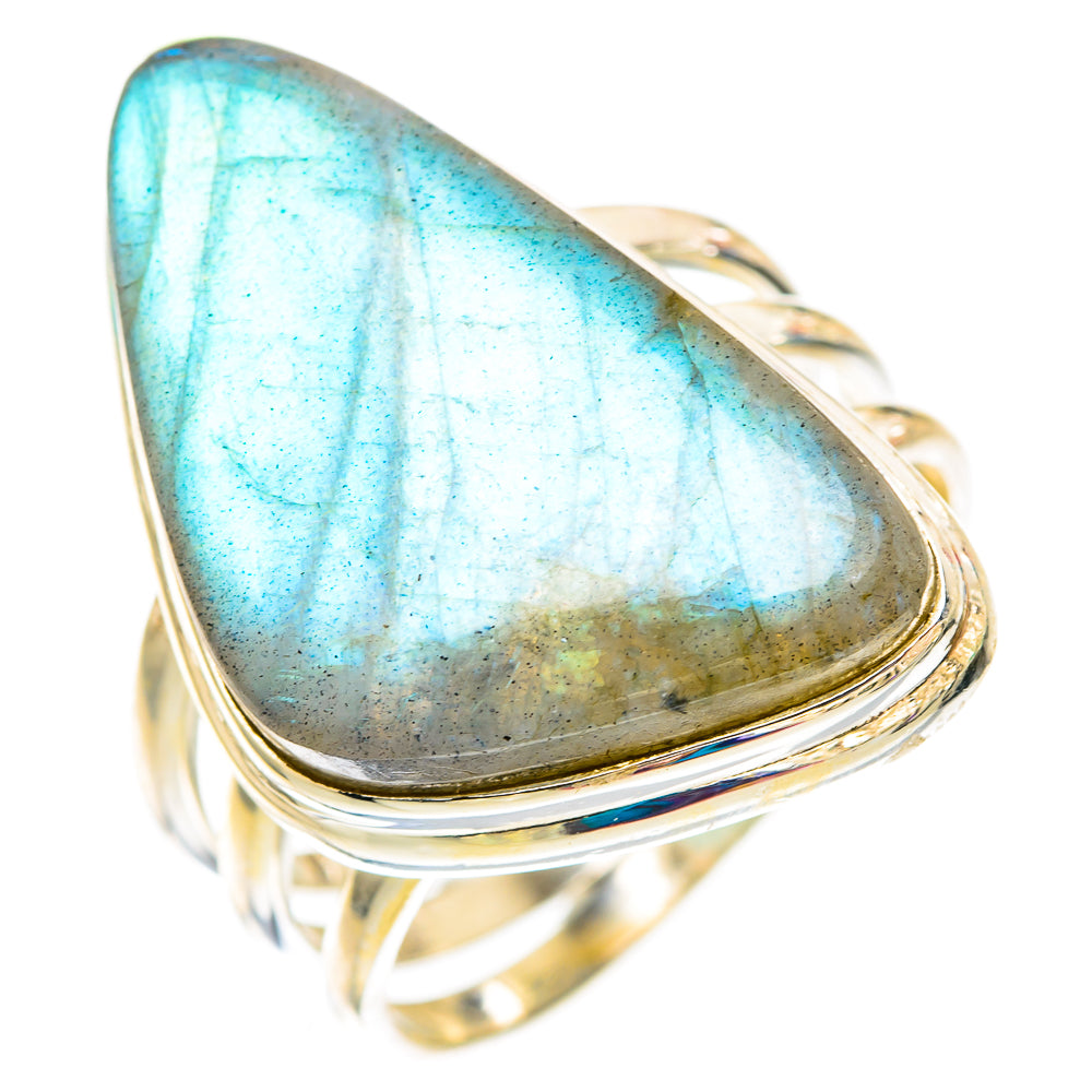 Labradorite Rings handcrafted by Ana Silver Co - RING117632 - Photo 2