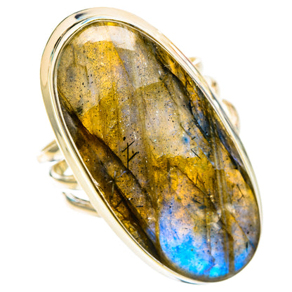 Labradorite Rings handcrafted by Ana Silver Co - RING117634 - Photo 2