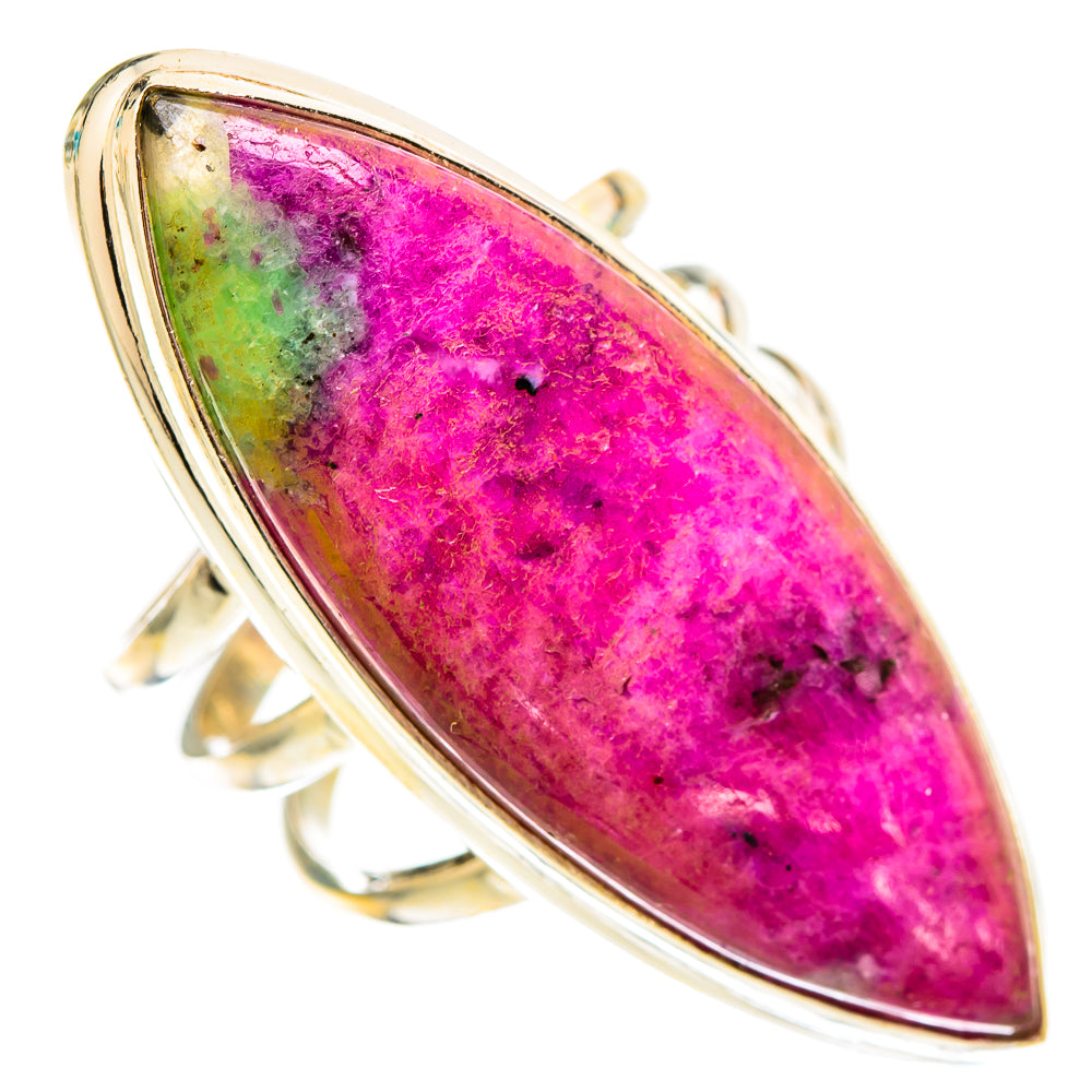 Ruby Zoisite Rings handcrafted by Ana Silver Co - RING117641 - Photo 2