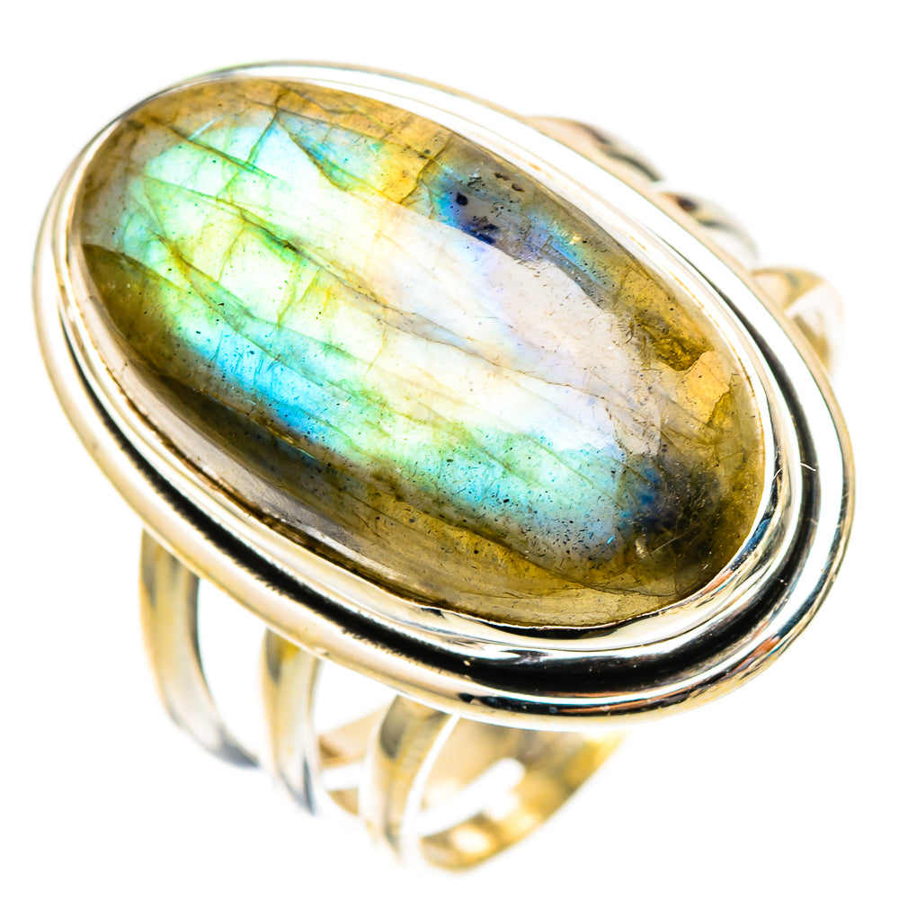 Labradorite Rings handcrafted by Ana Silver Co - RING117650 - Photo 2