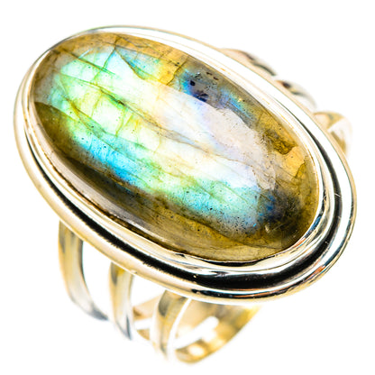 Labradorite Rings handcrafted by Ana Silver Co - RING117650 - Photo 2