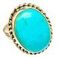Peruvian Amazonite Rings handcrafted by Ana Silver Co - RING117659 - Photo 2