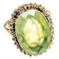 Prehnite Rings handcrafted by Ana Silver Co - RING117669 - Photo 2