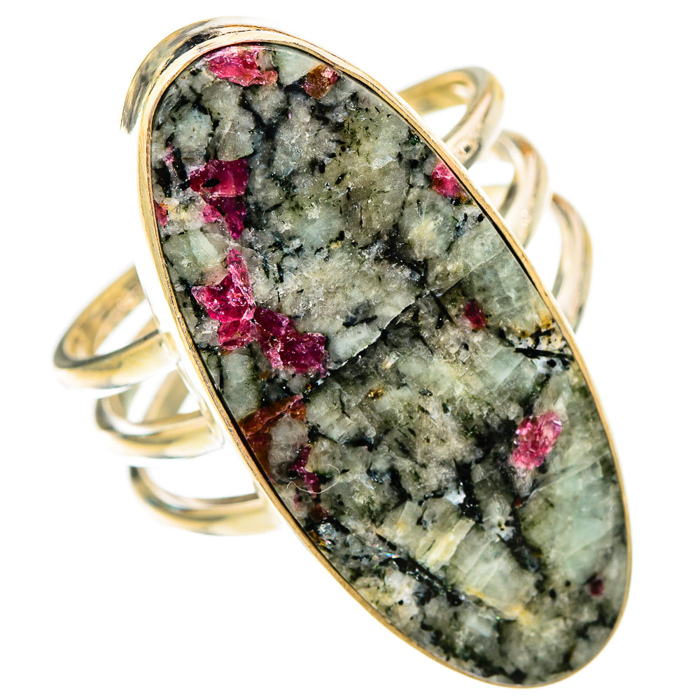 Russian Eudialyte Rings handcrafted by Ana Silver Co - RING117673 - Photo 2