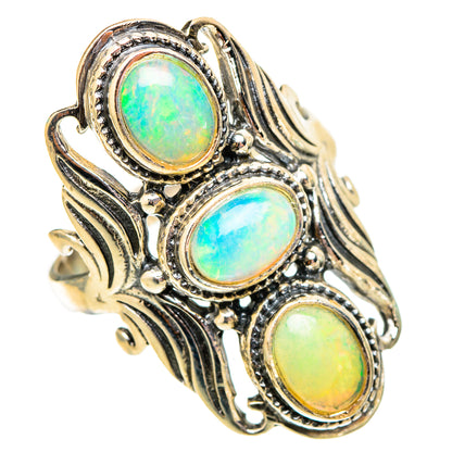 Ethiopian Opal Rings handcrafted by Ana Silver Co - RING117686 - Photo 2