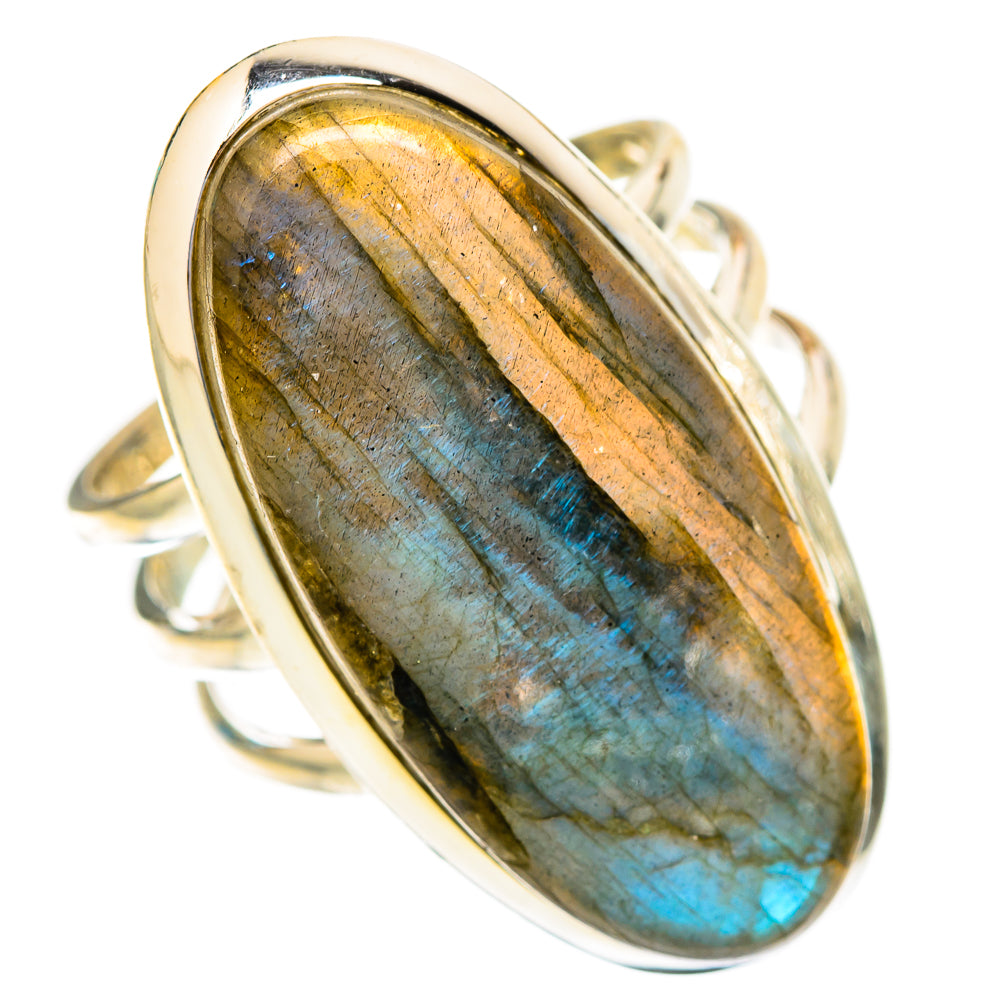Labradorite Rings handcrafted by Ana Silver Co - RING117692 - Photo 2