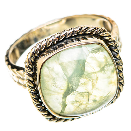 Prehnite Rings handcrafted by Ana Silver Co - RING117705 - Photo 2