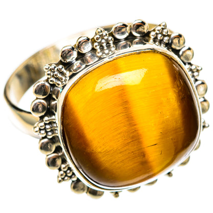 Tiger Eye Rings handcrafted by Ana Silver Co - RING117706 - Photo 2