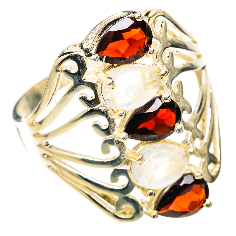 Garnet Rings handcrafted by Ana Silver Co - RING117712 - Photo 2