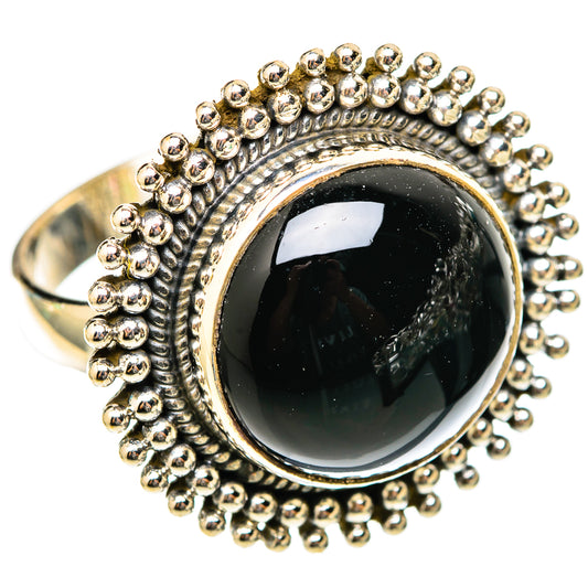 Black Onyx Rings handcrafted by Ana Silver Co - RING117718 - Photo 2