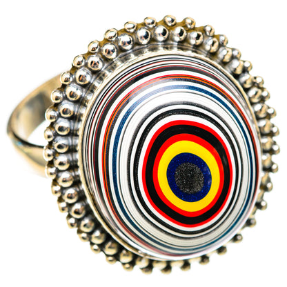 Fordite Rings handcrafted by Ana Silver Co - RING117723 - Photo 2
