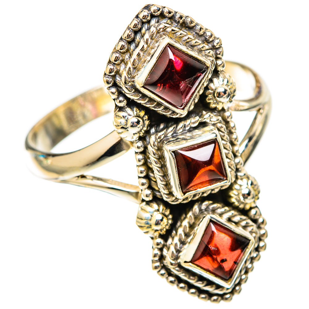 Garnet Rings handcrafted by Ana Silver Co - RING117742 - Photo 2