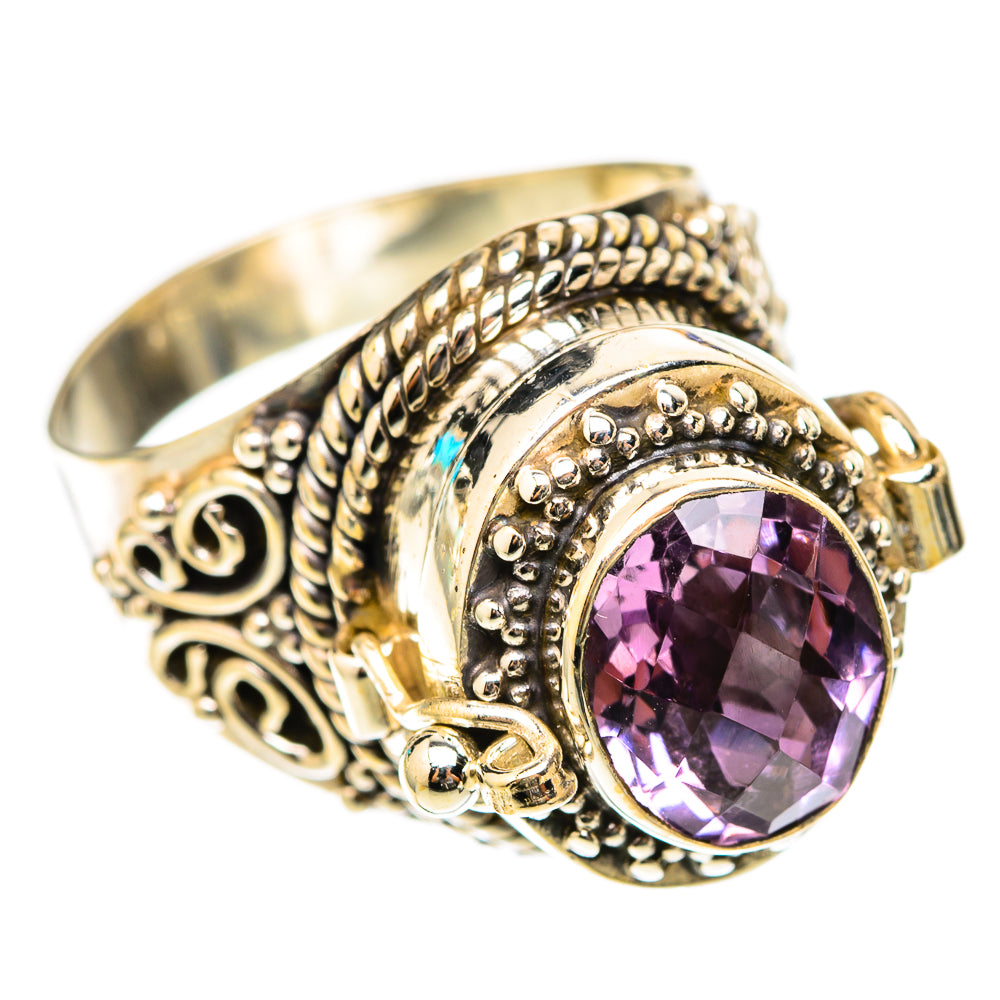 Amethyst Rings handcrafted by Ana Silver Co - RING117743 - Photo 2