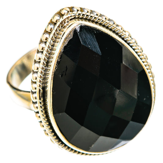 Black Onyx Rings handcrafted by Ana Silver Co - RING117748 - Photo 2