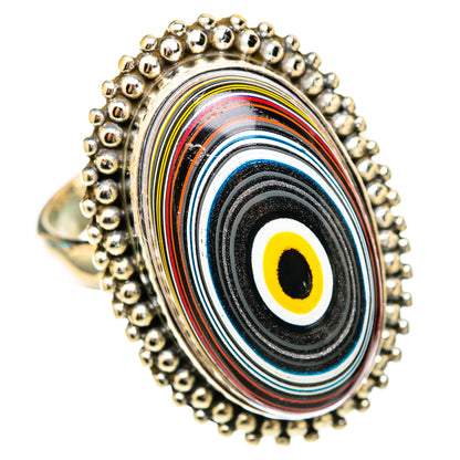 Fordite Rings handcrafted by Ana Silver Co - RING117755 - Photo 2