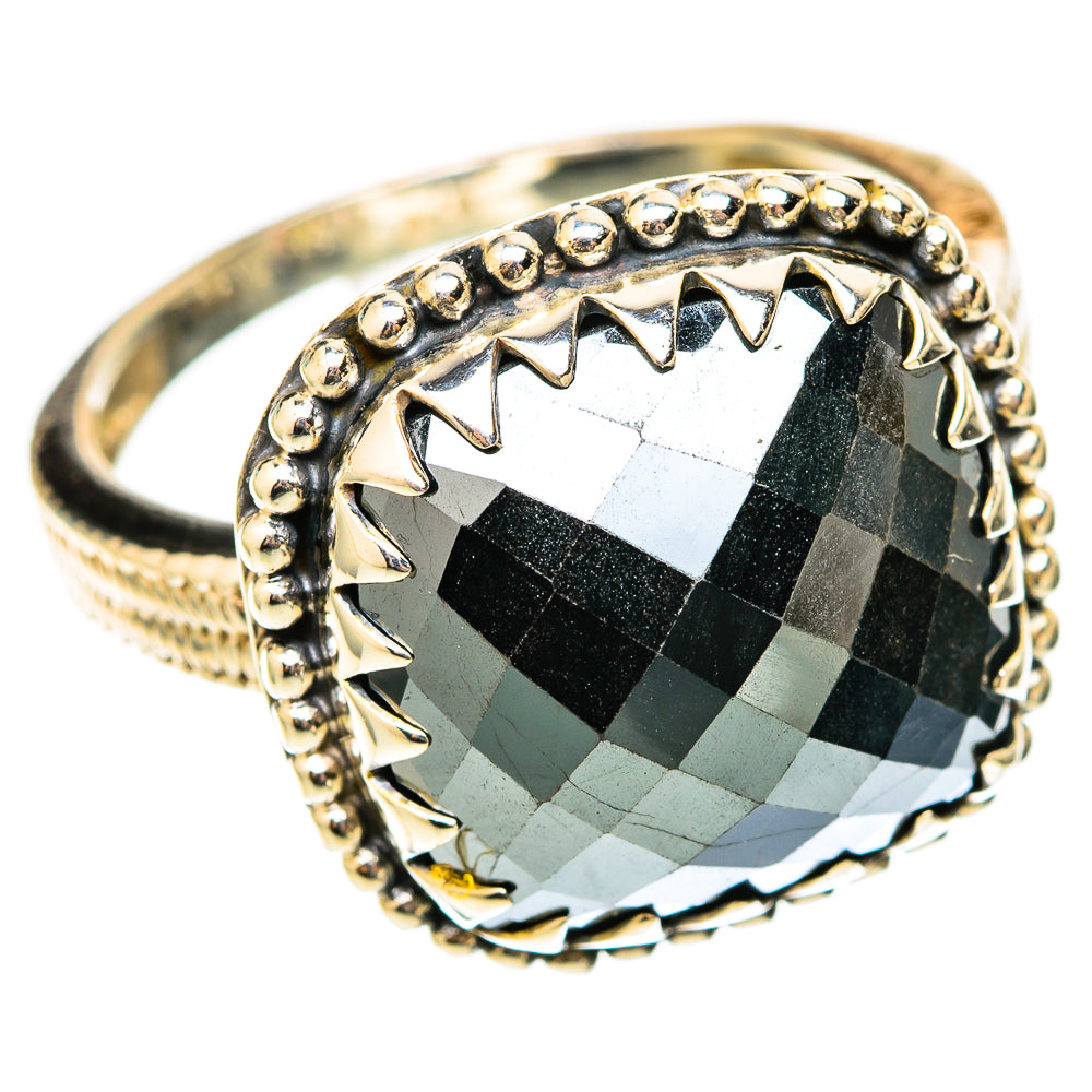 Hematite Rings handcrafted by Ana Silver Co - RING117759 - Photo 2