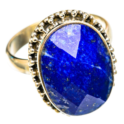 Lapis Lazuli Rings handcrafted by Ana Silver Co - RING117764 - Photo 2