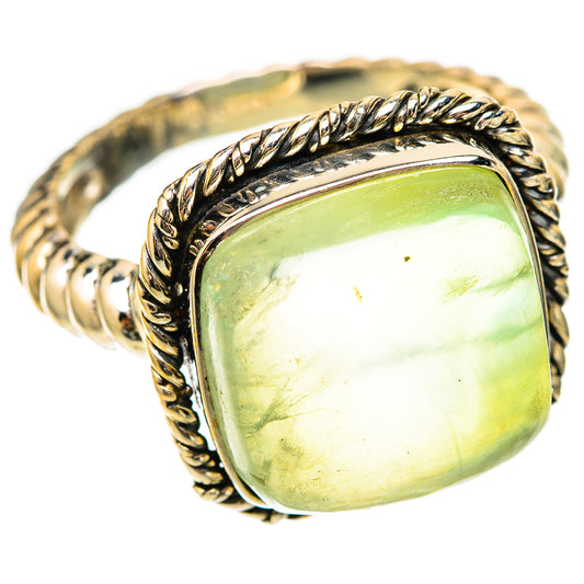 Prehnite Rings handcrafted by Ana Silver Co - RING117765 - Photo 2