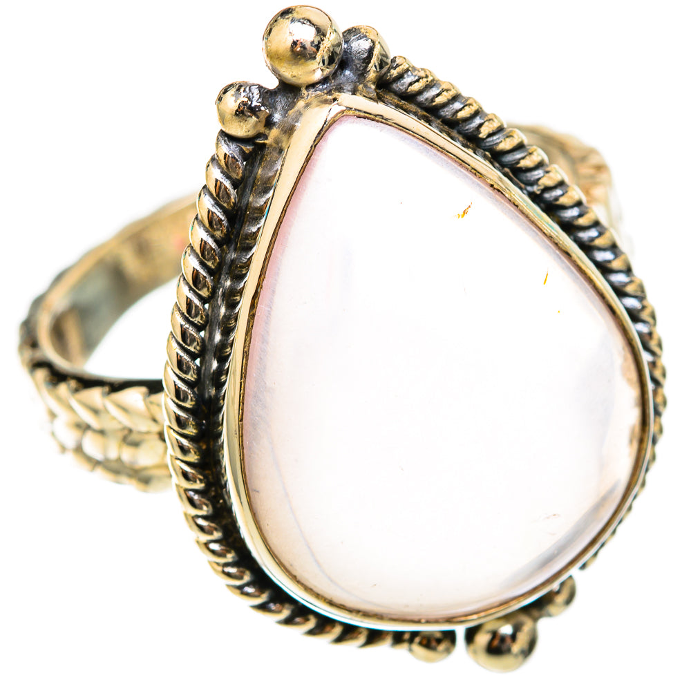 Rose Quartz Rings handcrafted by Ana Silver Co - RING117770 - Photo 2