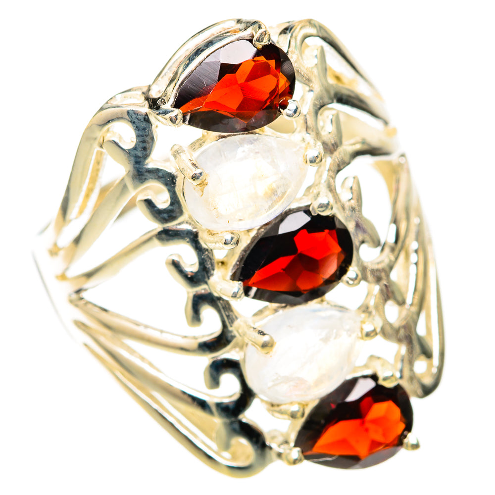 Garnet Rings handcrafted by Ana Silver Co - RING117771 - Photo 2