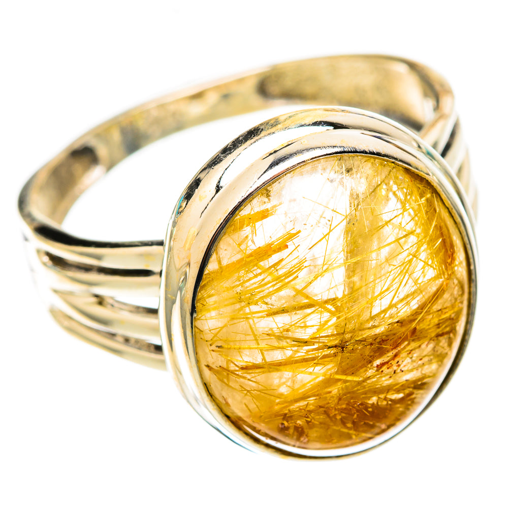 Rutilated Quartz Rings handcrafted by Ana Silver Co - RING117777 - Photo 2