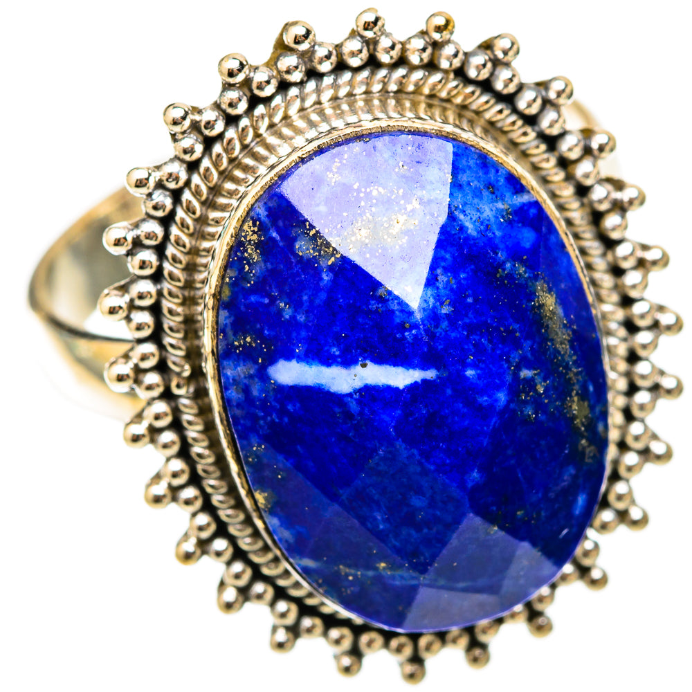 Lapis Lazuli Rings handcrafted by Ana Silver Co - RING117789 - Photo 2