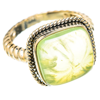 Prehnite Rings handcrafted by Ana Silver Co - RING117795 - Photo 2