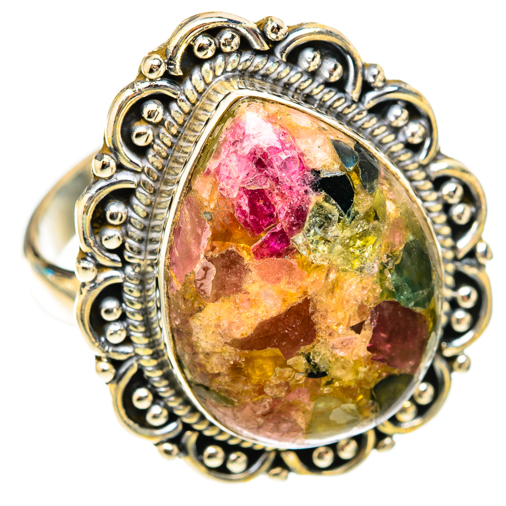 Tourmaline Rings handcrafted by Ana Silver Co - RING117798 - Photo 2