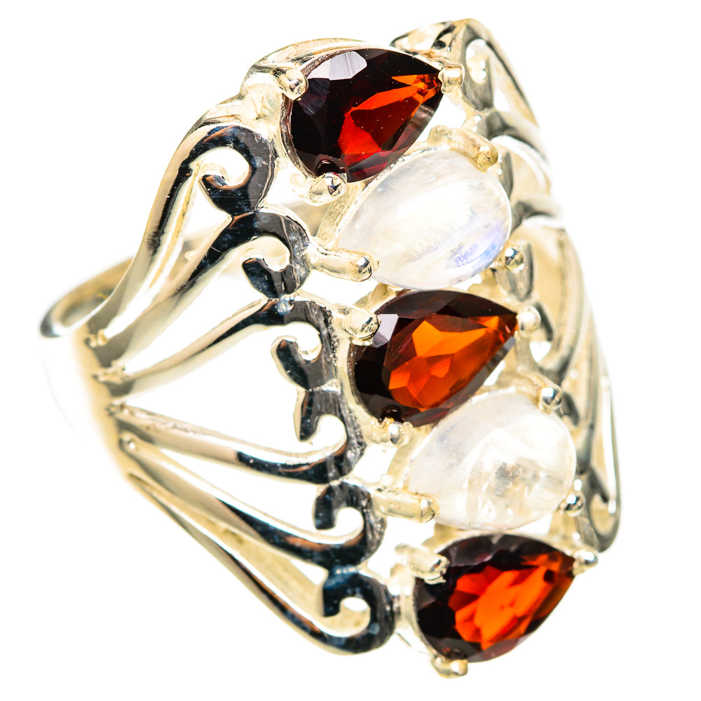 Garnet Rings handcrafted by Ana Silver Co - RING117801 - Photo 2