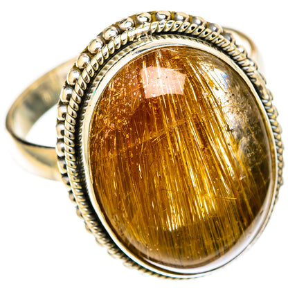 Rutilated Quartz Rings handcrafted by Ana Silver Co - RING117806 - Photo 2