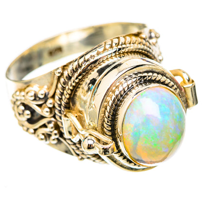 Ethiopian Opal Rings handcrafted by Ana Silver Co - RING117815 - Photo 2