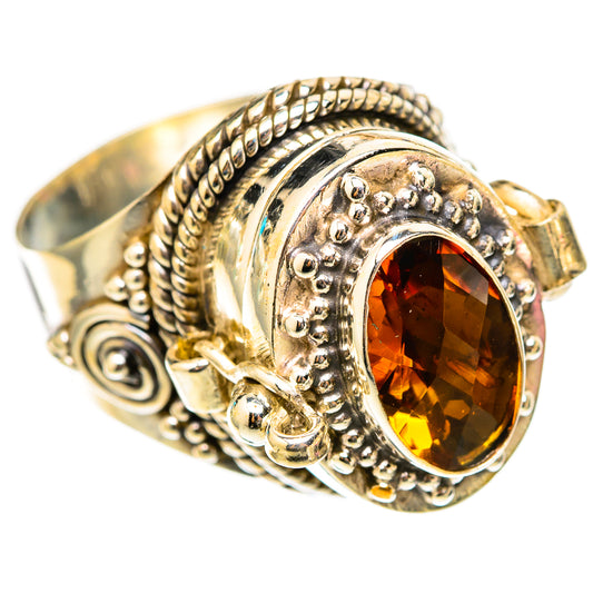 Mandarin Citrine Rings handcrafted by Ana Silver Co - RING117826 - Photo 2