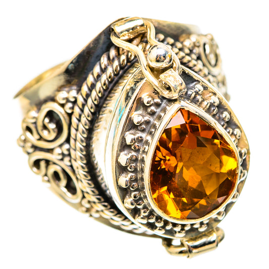 Mandarin Citrine Rings handcrafted by Ana Silver Co - RING117827 - Photo 2
