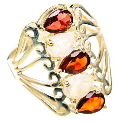 Garnet Rings handcrafted by Ana Silver Co - RING117830 - Photo 2