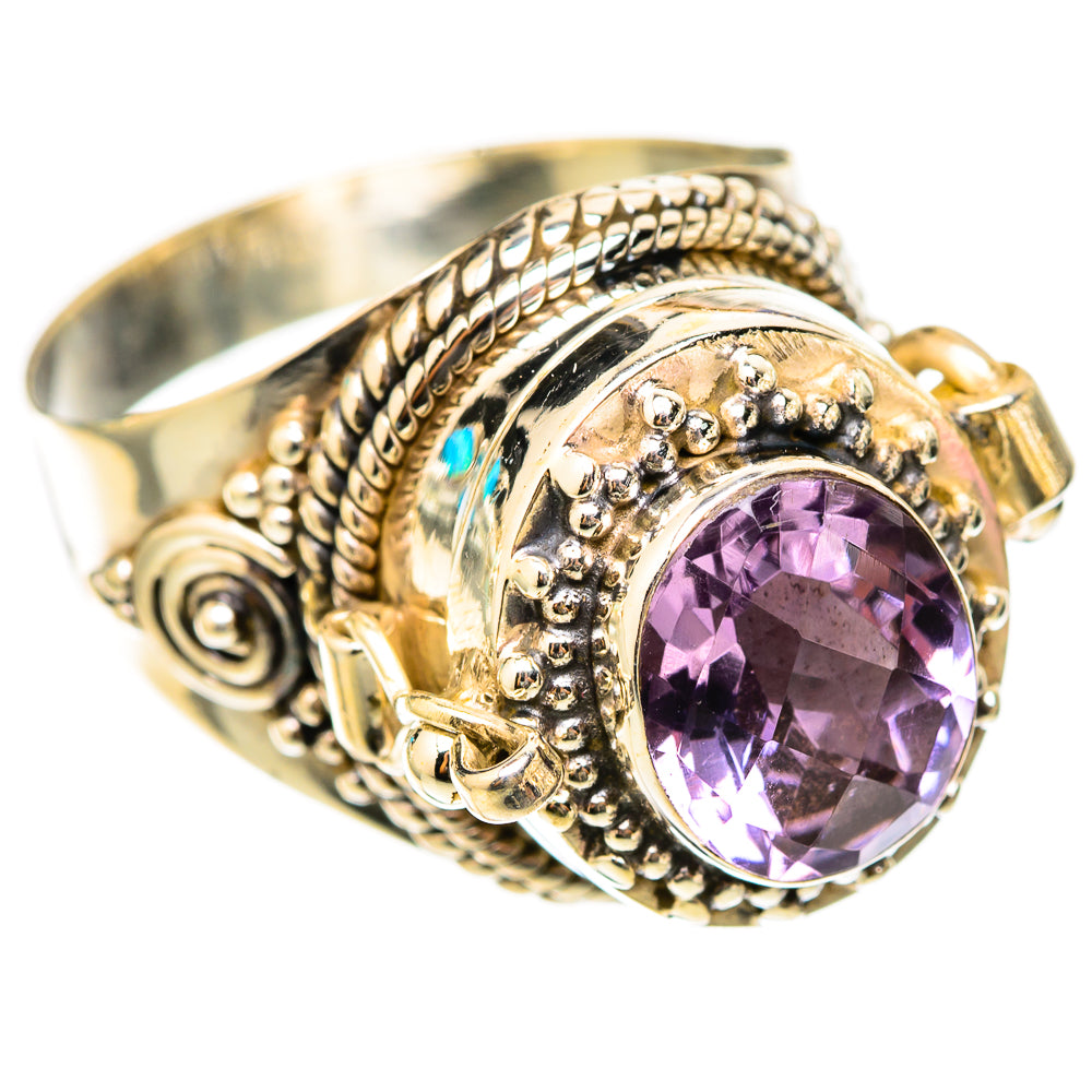 Amethyst Rings handcrafted by Ana Silver Co - RING117832 - Photo 2