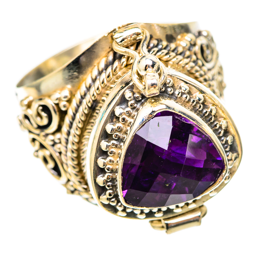 Amethyst Rings handcrafted by Ana Silver Co - RING117833 - Photo 2