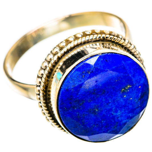 Lapis Lazuli Rings handcrafted by Ana Silver Co - RING117848 - Photo 2