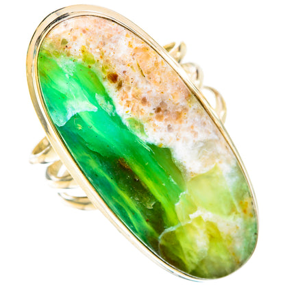 Peruvian Opal Rings handcrafted by Ana Silver Co - RING117860 - Photo 2