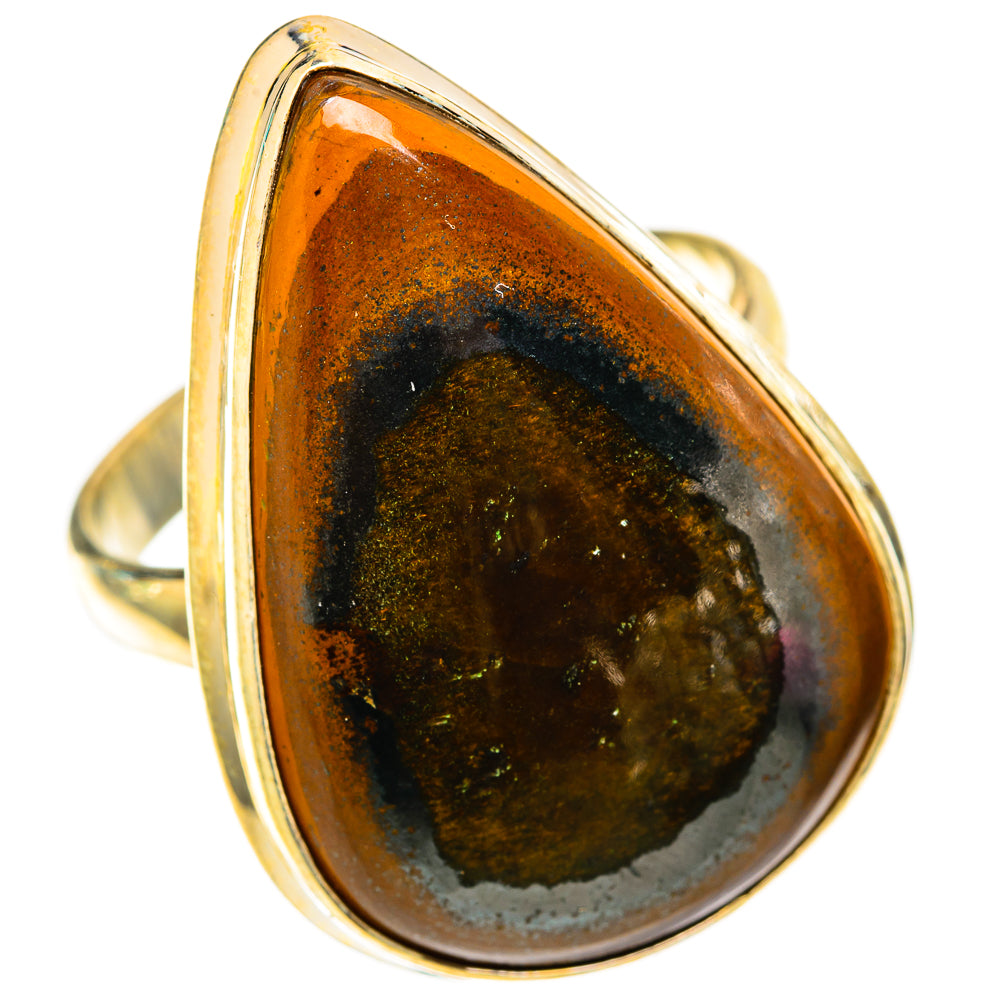 Tiger Iron Rings handcrafted by Ana Silver Co - RING117861 - Photo 2