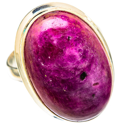 Ruby Fuchsite Rings handcrafted by Ana Silver Co - RING117866 - Photo 2