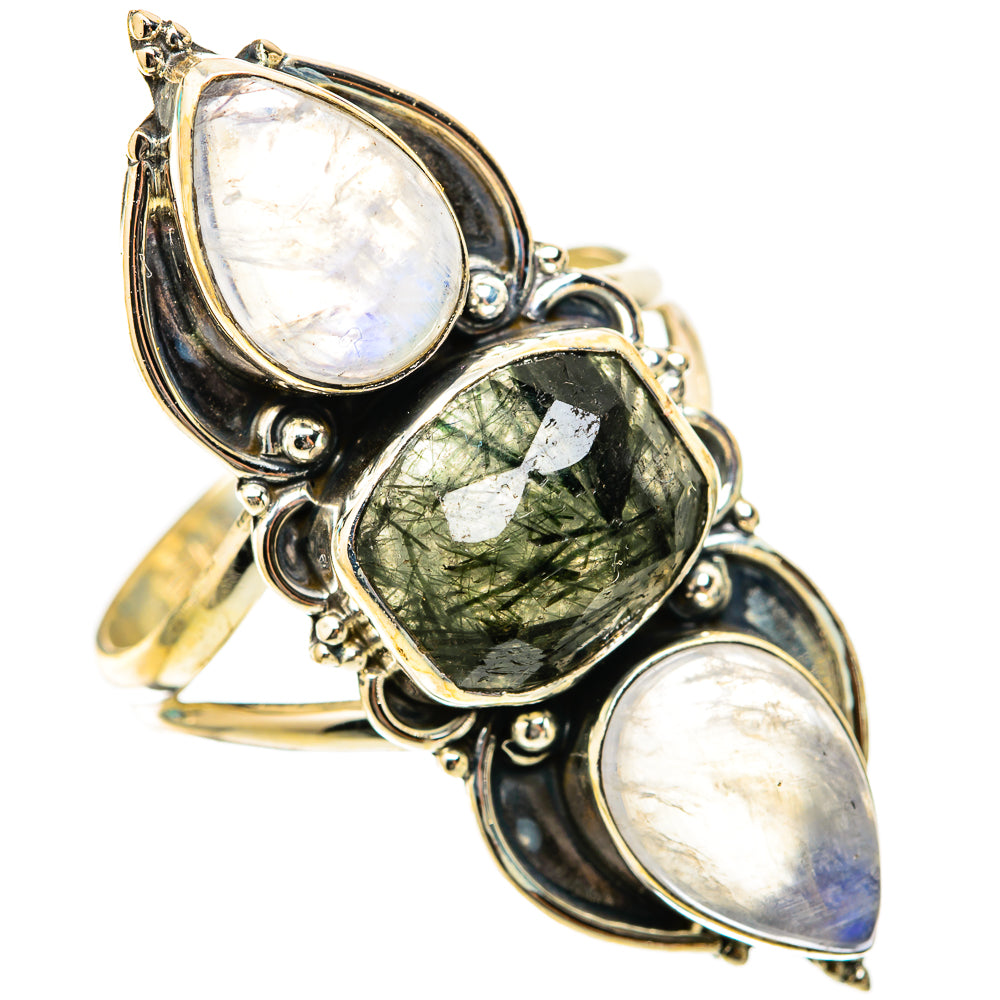 Tourmalinated Quartz Rings handcrafted by Ana Silver Co - RING117869 - Photo 2