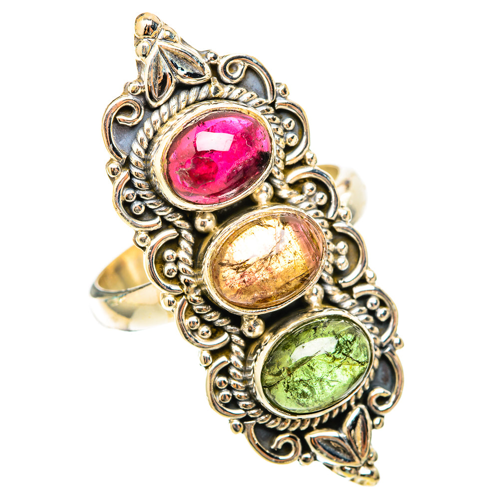 Tourmaline Rings handcrafted by Ana Silver Co - RING117875 - Photo 2