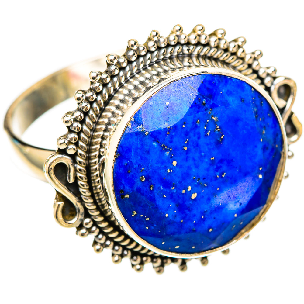 Lapis Lazuli Rings handcrafted by Ana Silver Co - RING117881 - Photo 2