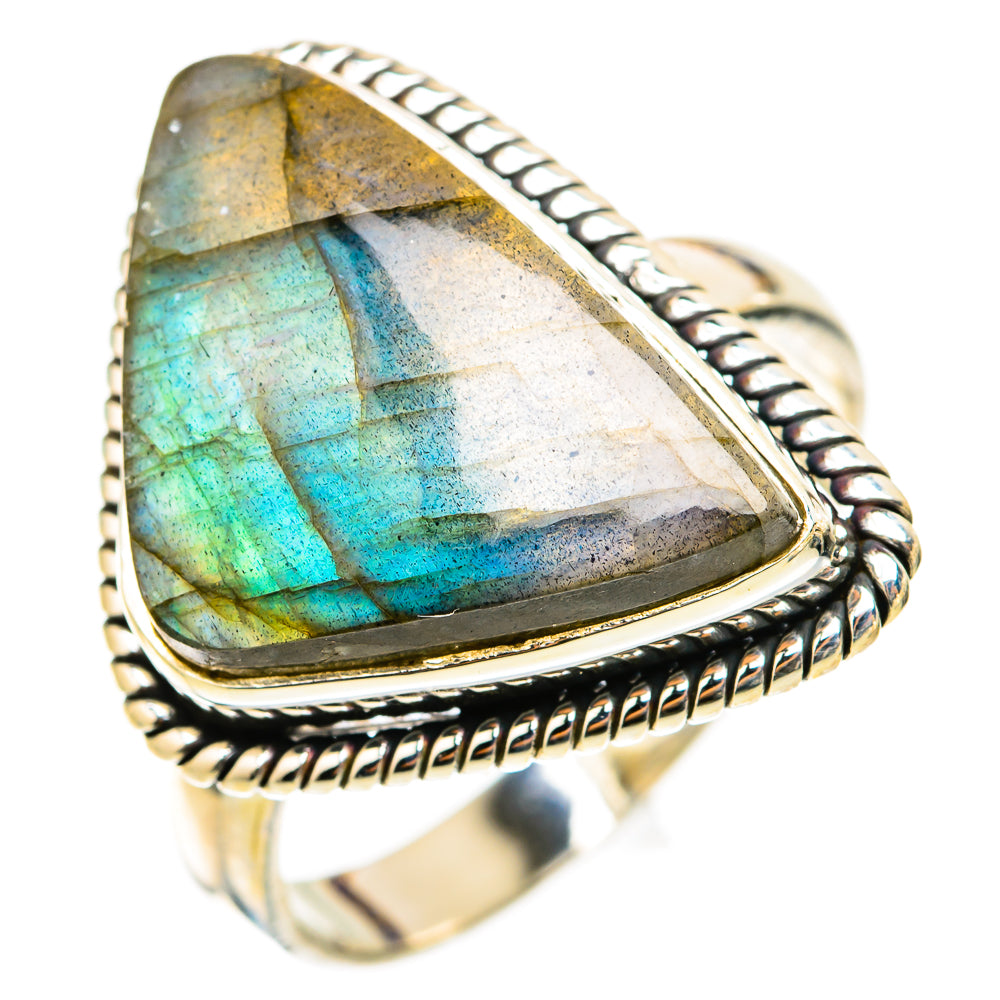 Labradorite Rings handcrafted by Ana Silver Co - RING117884 - Photo 2
