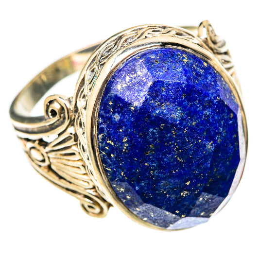 Lapis Lazuli Rings handcrafted by Ana Silver Co - RING117886 - Photo 2
