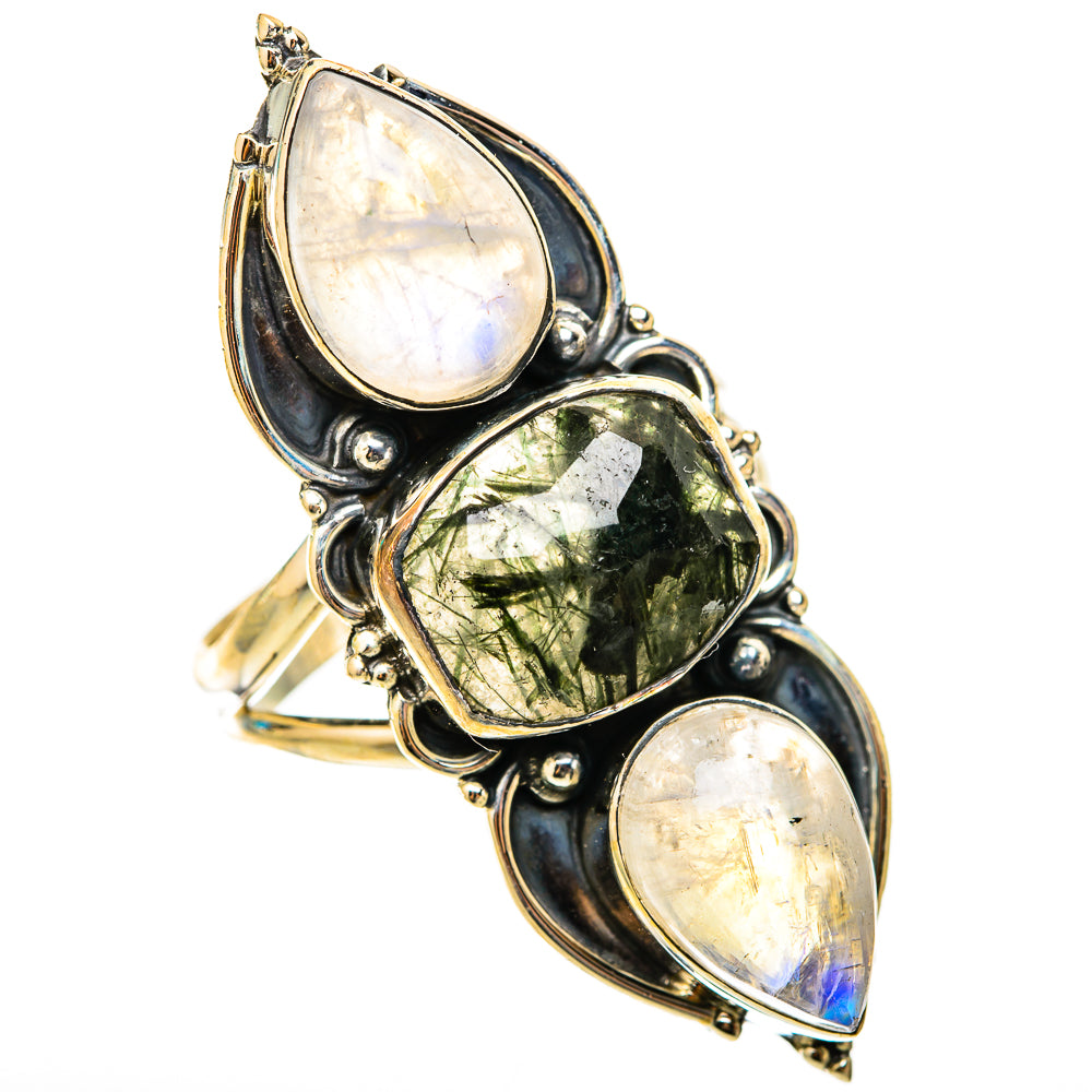 Tourmalinated Quartz Rings handcrafted by Ana Silver Co - RING117901 - Photo 2