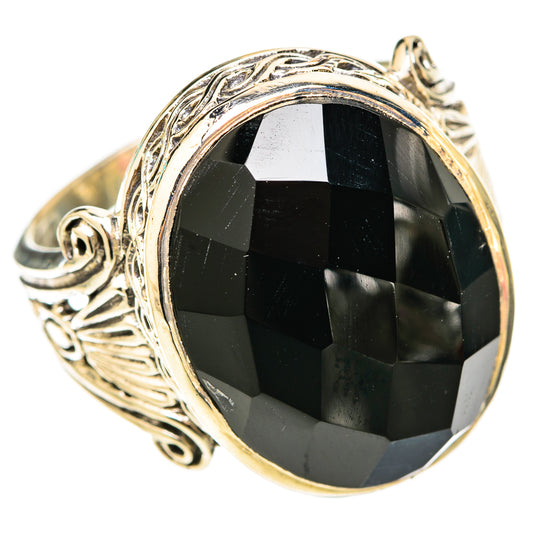 Black Onyx Rings handcrafted by Ana Silver Co - RING117902 - Photo 2